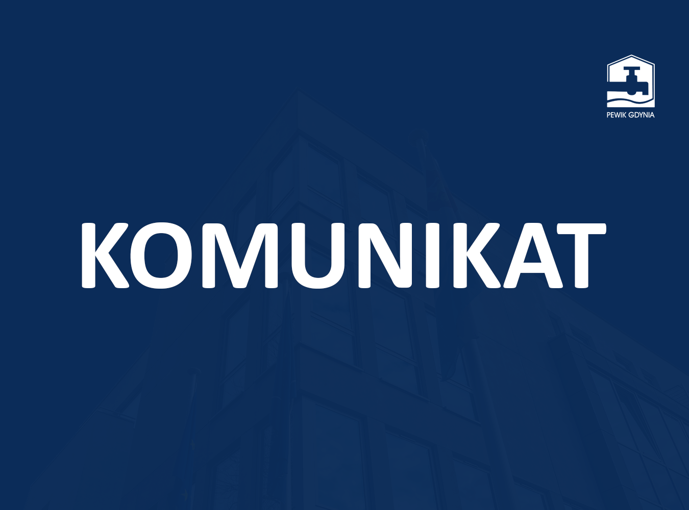 Możliwe spadki ciśnienia oraz&nbsp;przerw w&nbsp;dostawie wody na&nbsp;terenie północnych dzielnic Gdyni