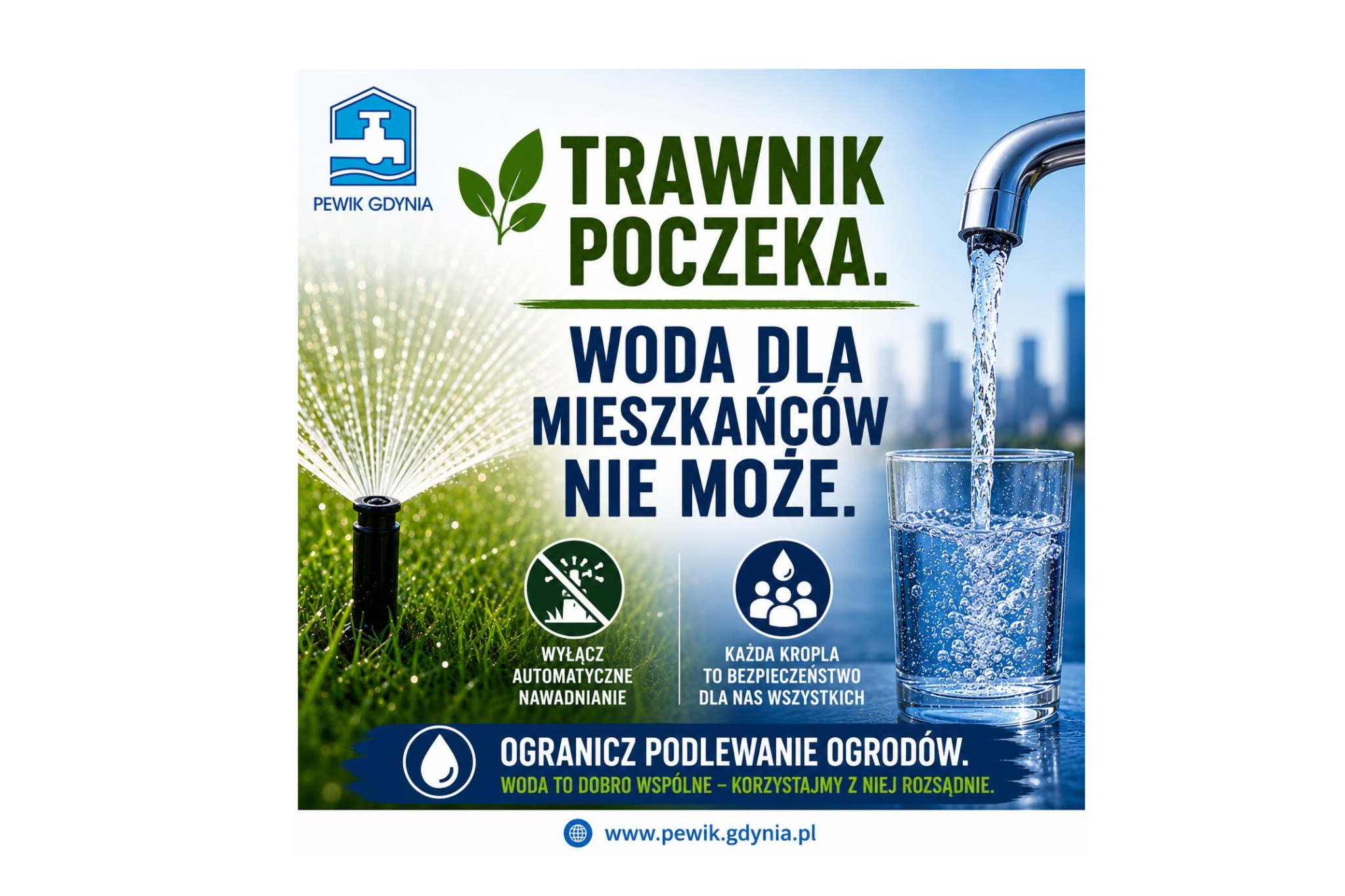 Apel o&nbsp;ograniczenie podlewania