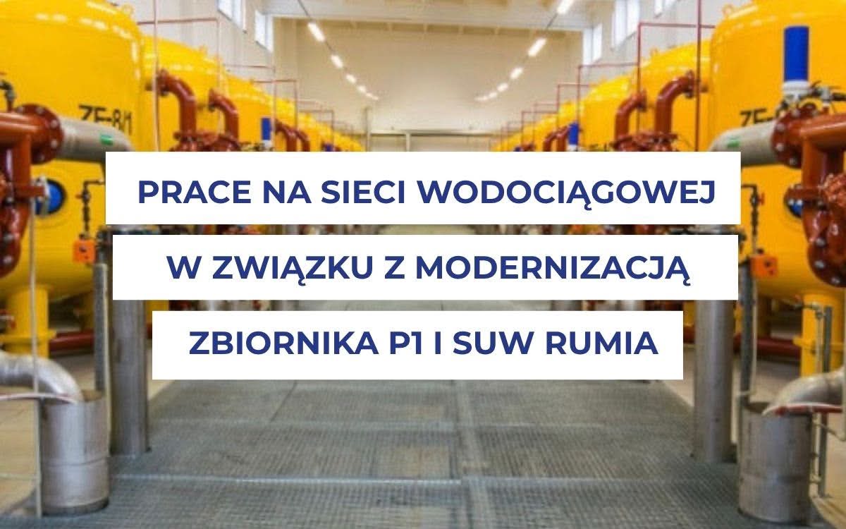 Prace na&nbsp;sieci wodociągowej w&nbsp;związku z&nbsp;modernizacją zbiornika P1